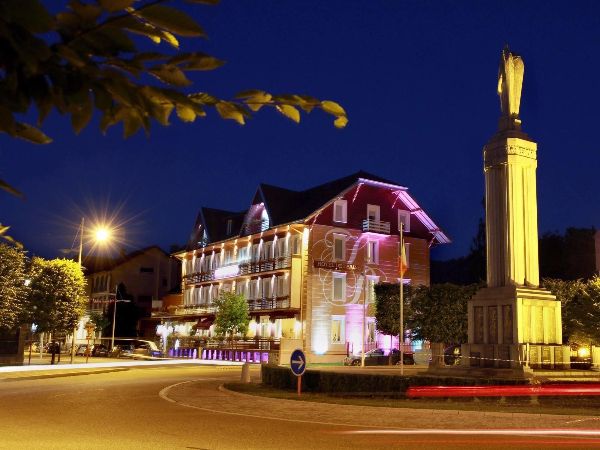 ג'רארדמר Logis Hotel Des Bains מראה חיצוני תמונה